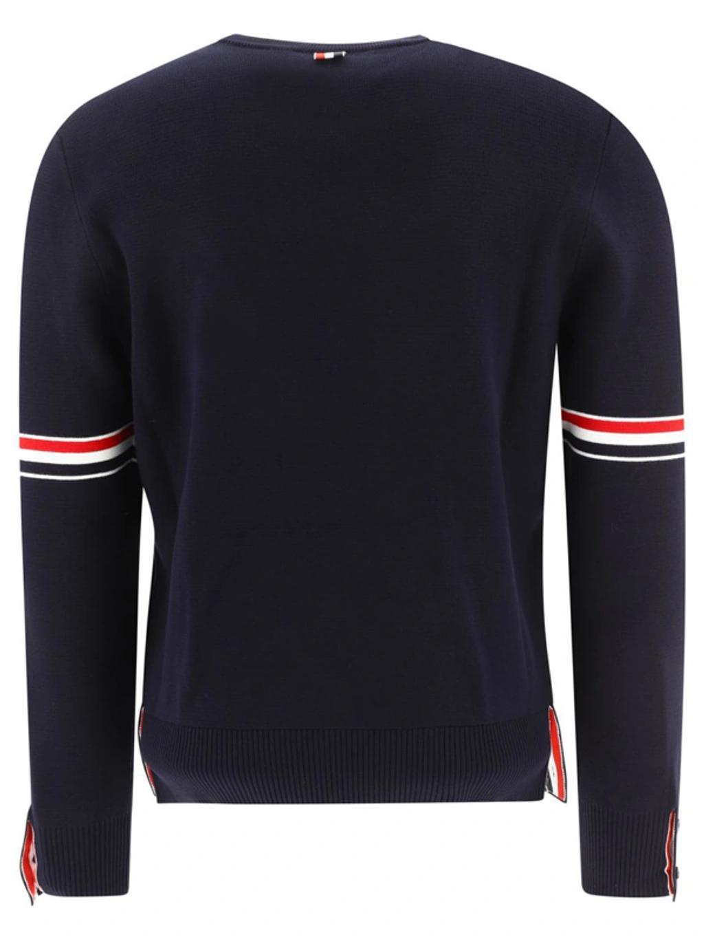 Rwb Stripe Armband Sweater In Blue Product Image