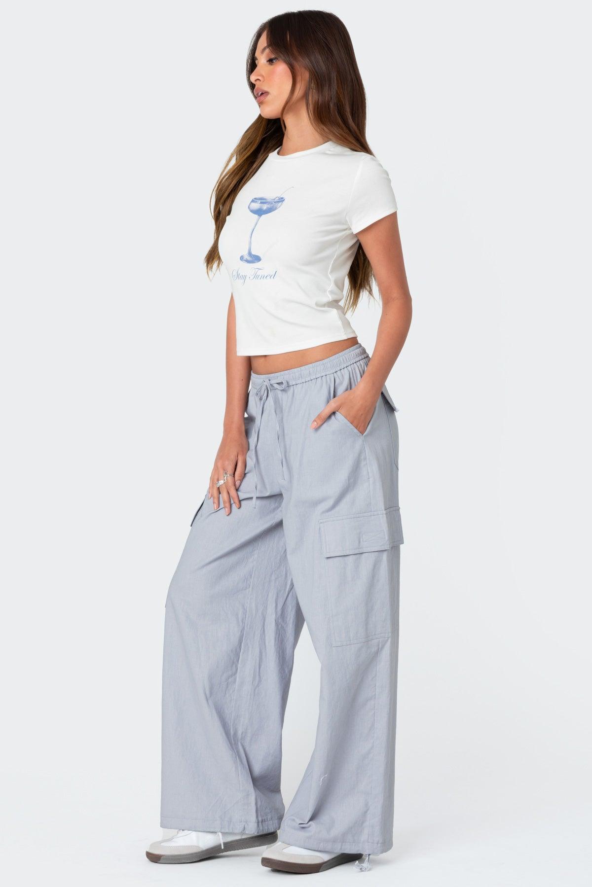 Phoenix Linen Look Cargo Pants Product Image