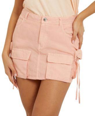 Women's Devon Cargo Denim Mini Skirt Product Image