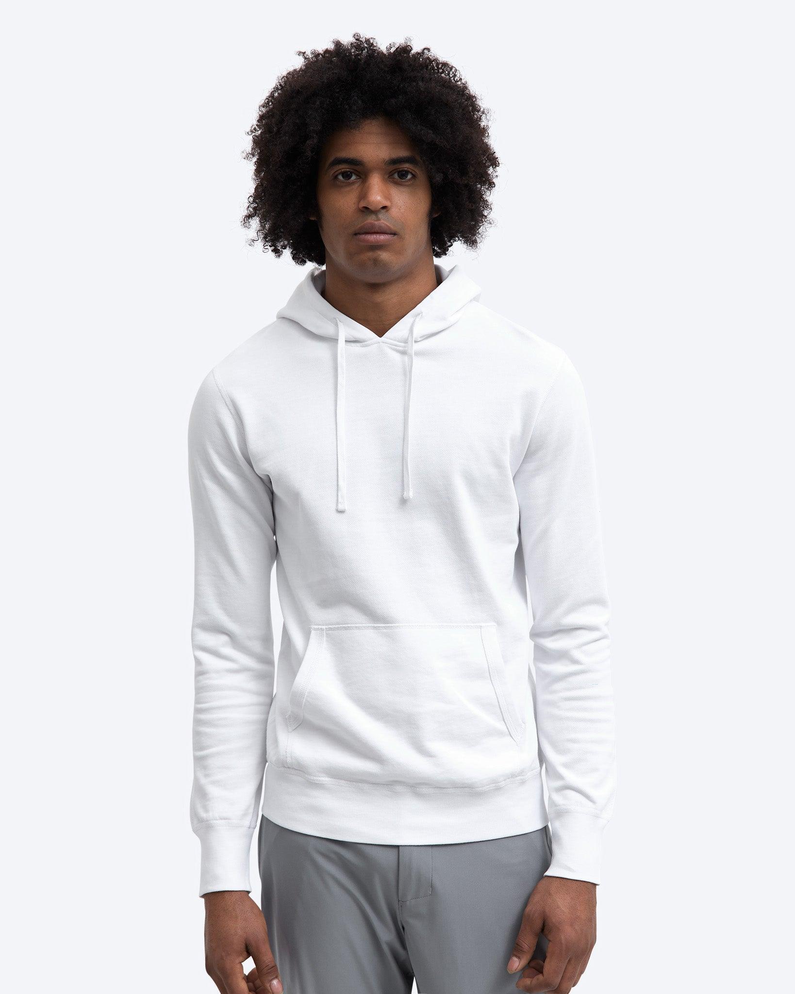 Lightweight Terry Slim Hoodie Male Product Image