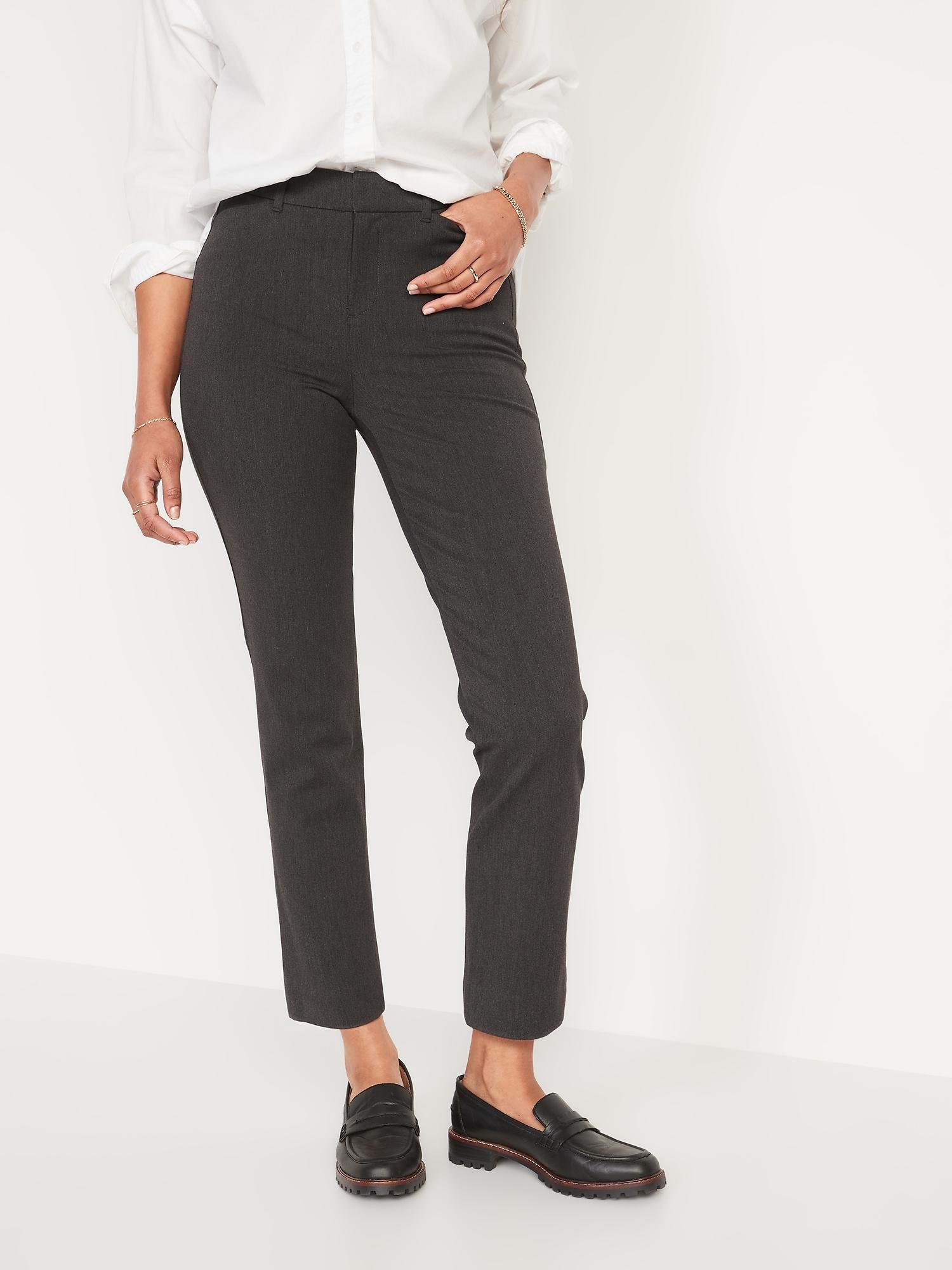 High-Waisted Pixie Straight Pants Product Image