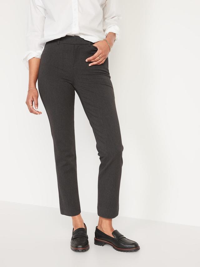 High-Waisted Pixie Straight Pants Product Image