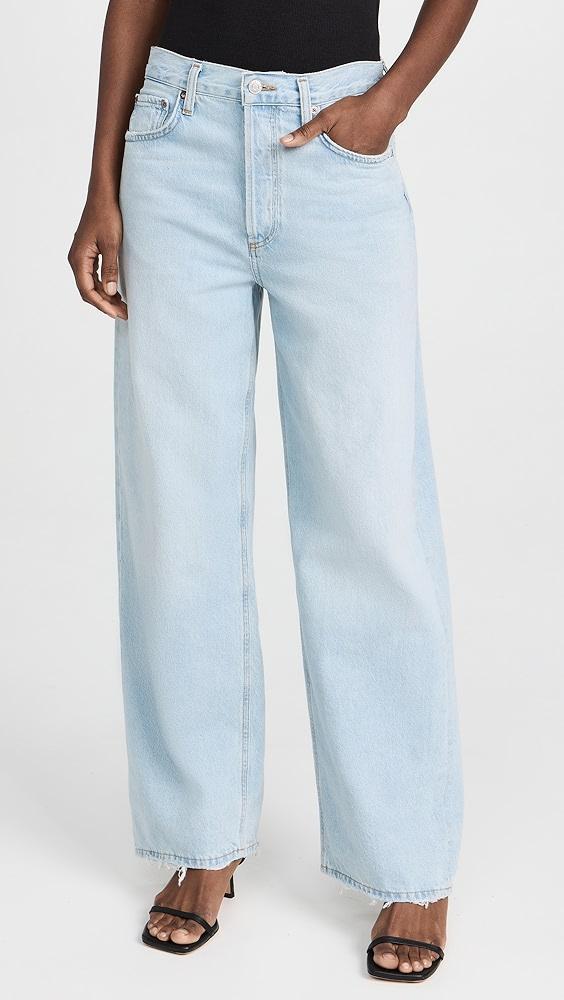 AGOLDE Low Slung Baggy Jeans | Shopbop Product Image