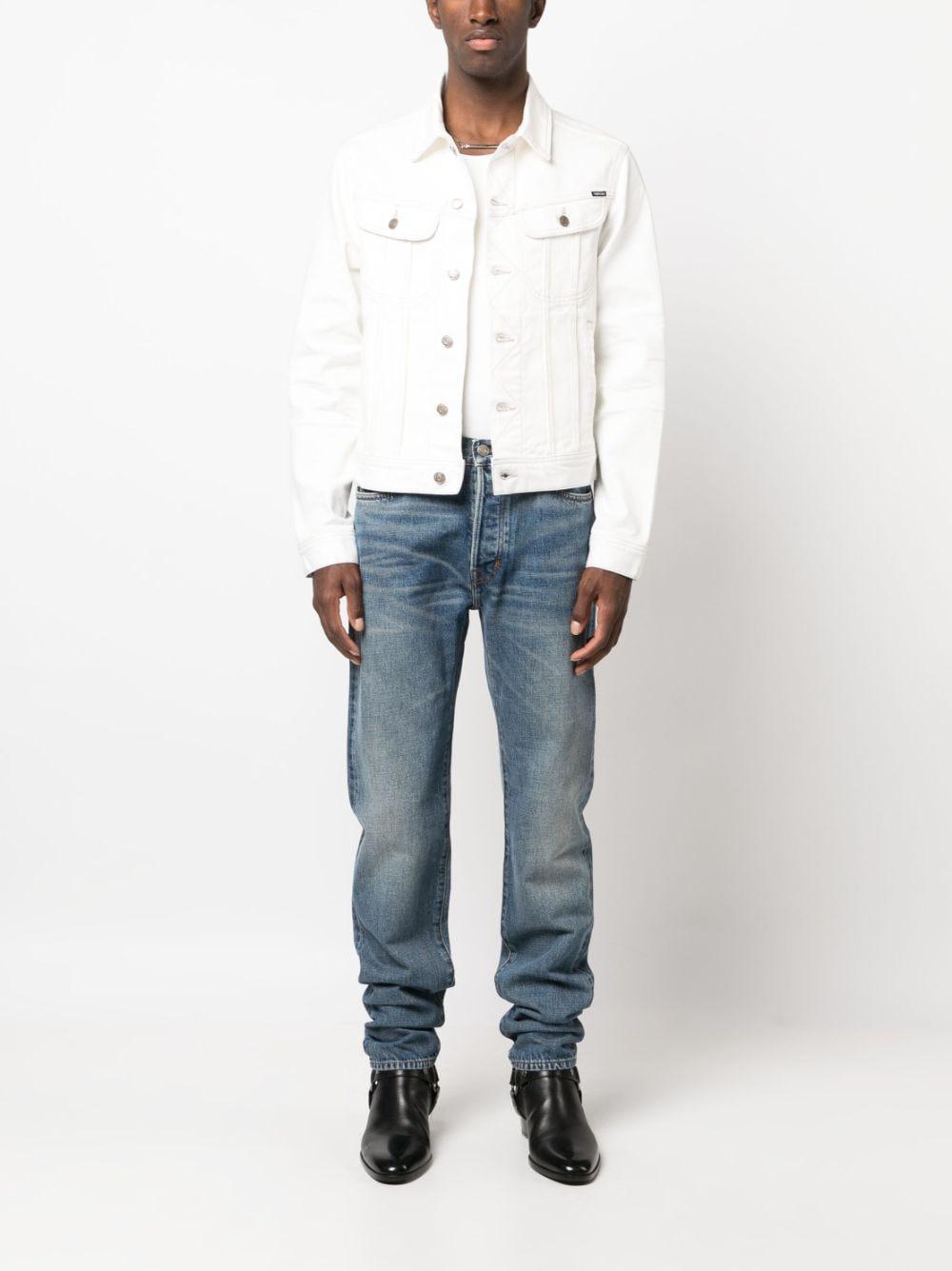 TOM FORD Blue Straight Leg Jeans Product Image