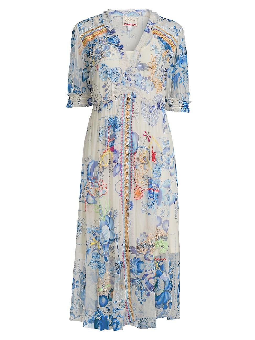 Womens Mazzy Floral Ruched Dress Product Image