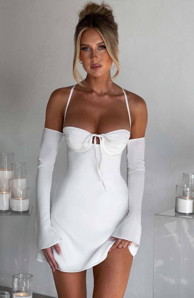 Fiona Mini Dress - Ivory Product Image