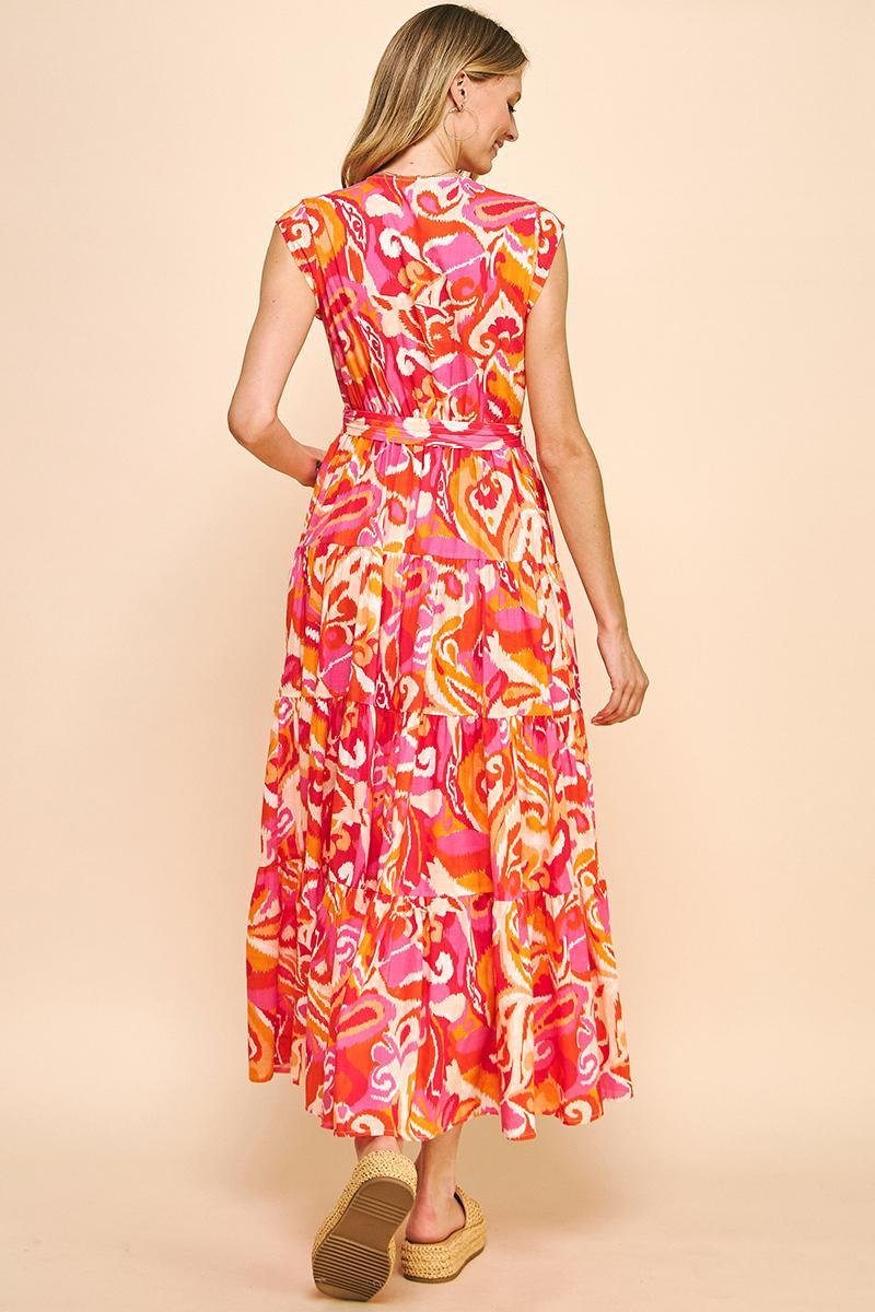 Sleeveless Tiered Maxi Dress Product Image