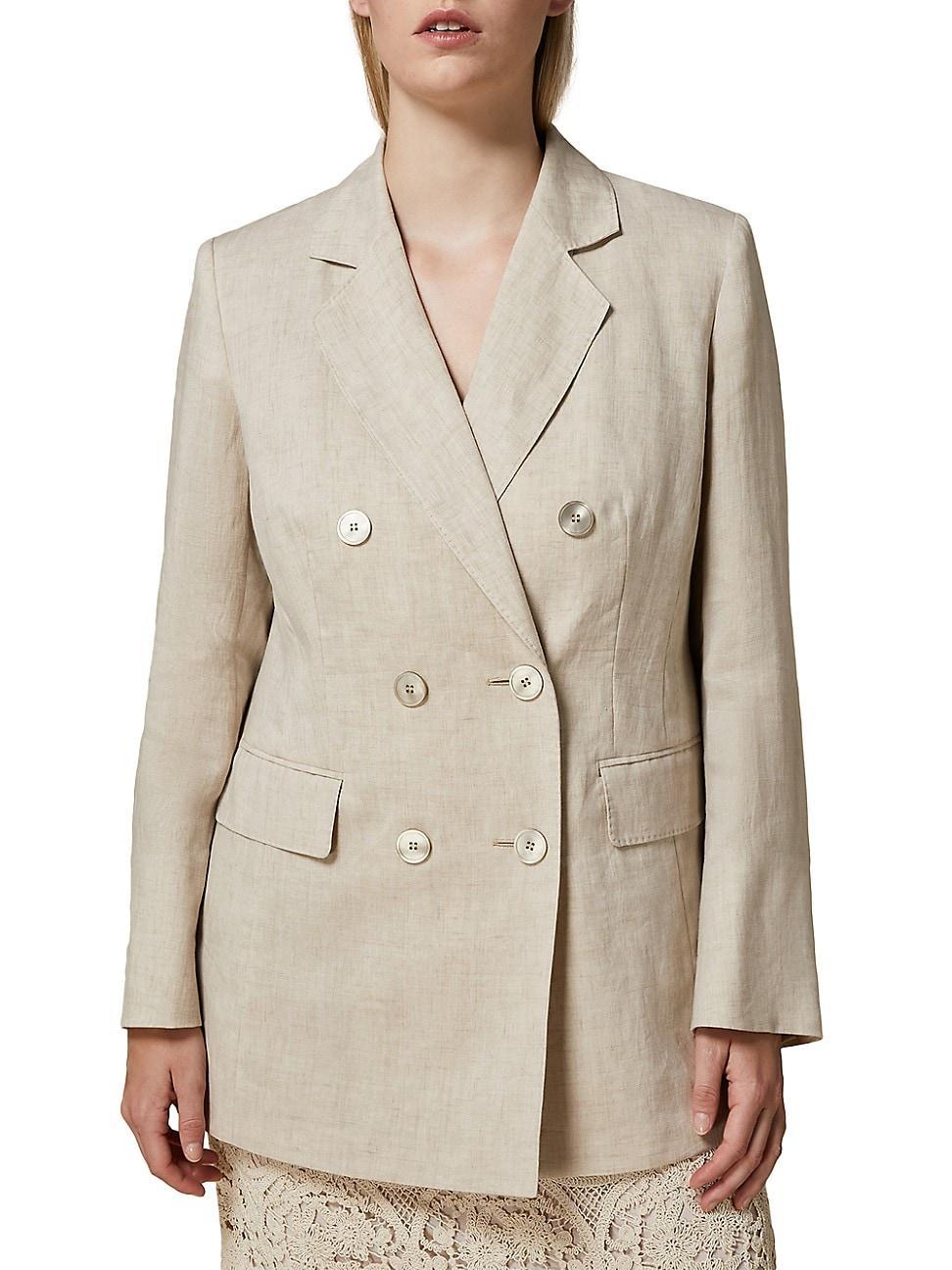 Womens Plus Louvre Linen Jacket Product Image