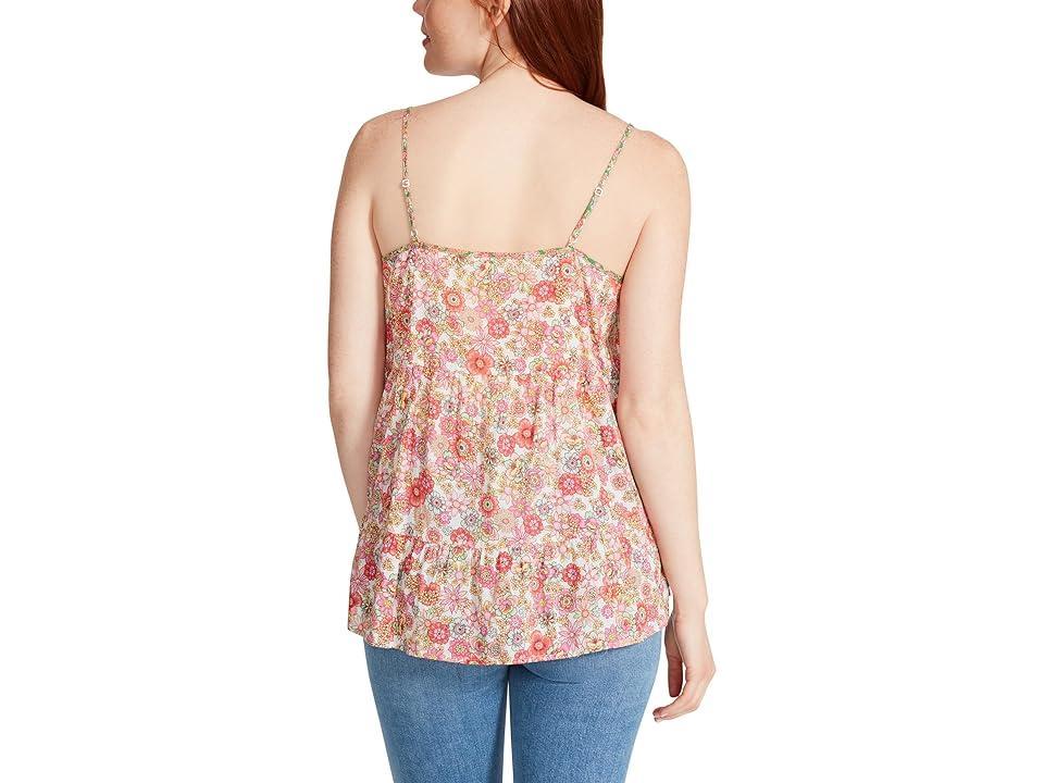 Steve Madden Marigold Floral Round Neck Sleeveless Babydoll Cami Product Image