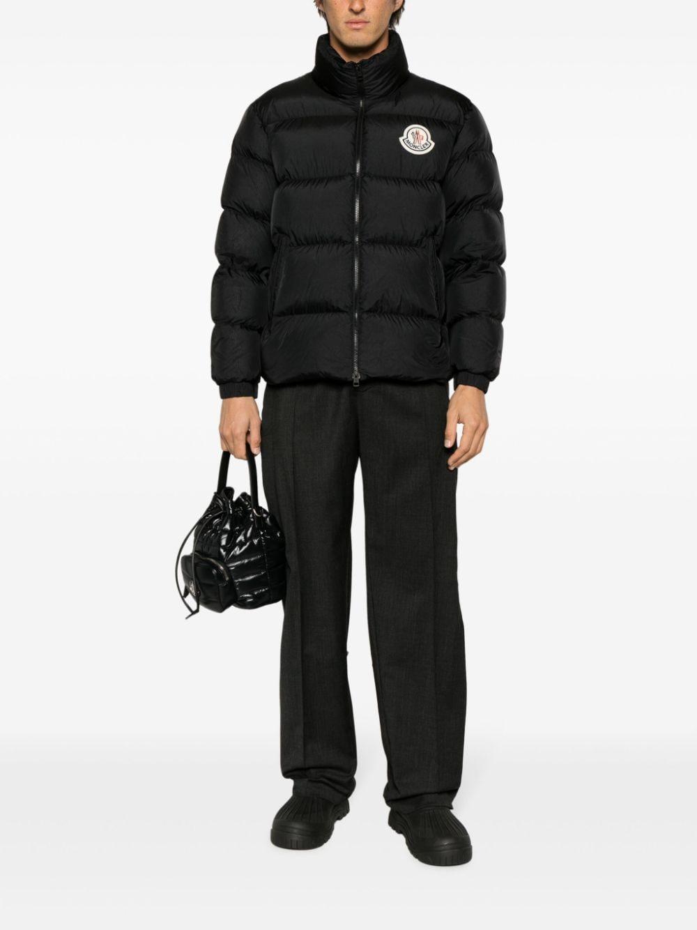 Citalia Logo-patch Padded Jacket In Black Product Image