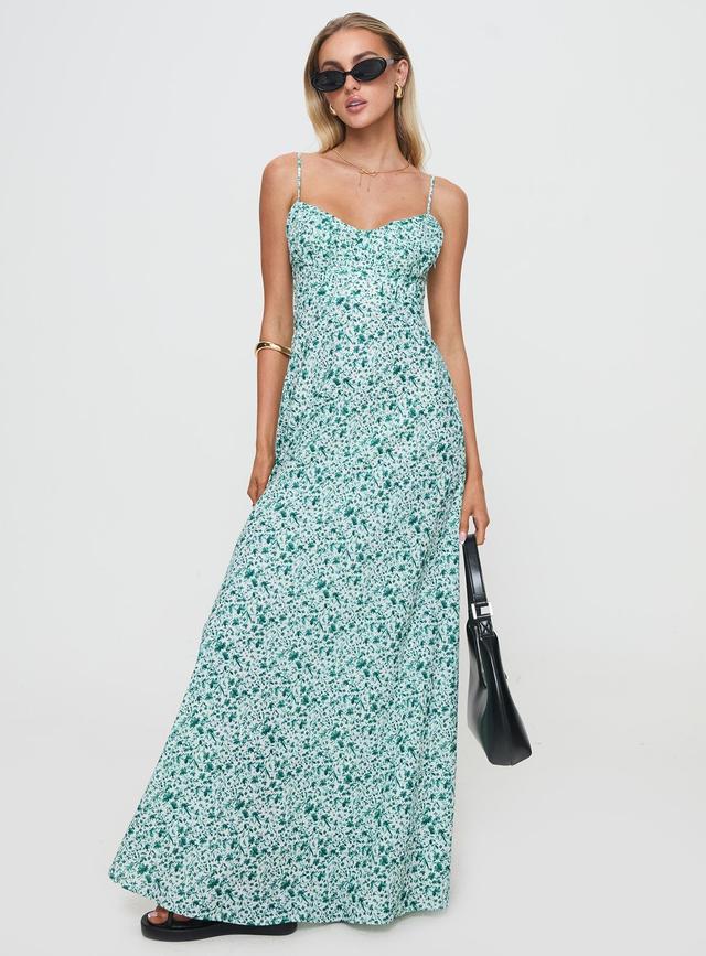 Easten Maxi Dress Green Product Image