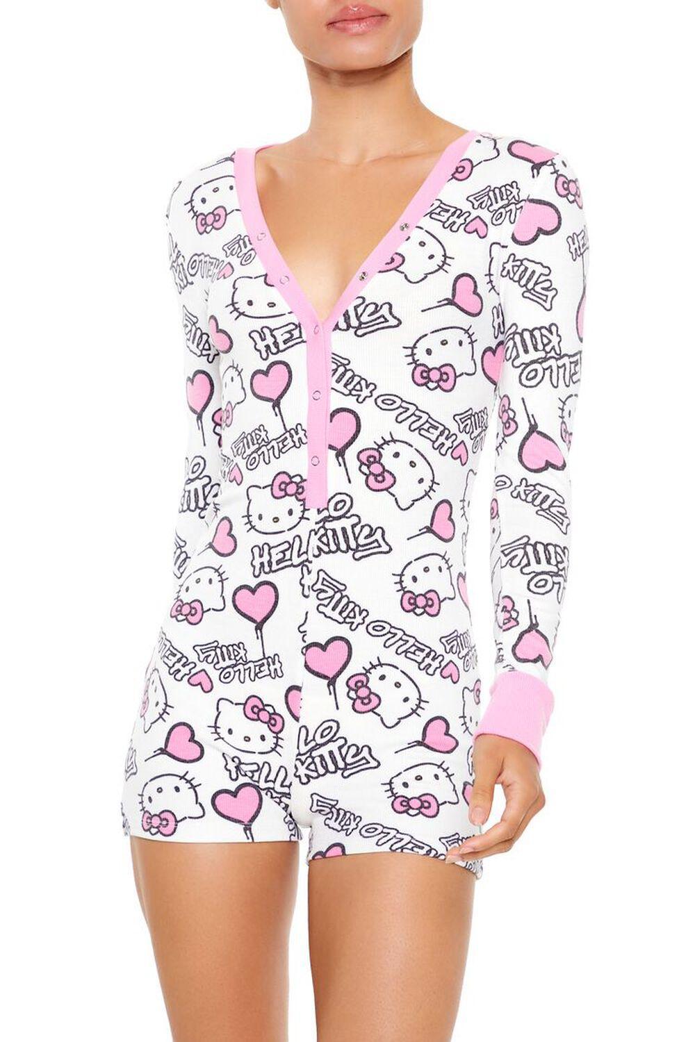 Hello Kitty Pajama Romper | Forever 21 Product Image