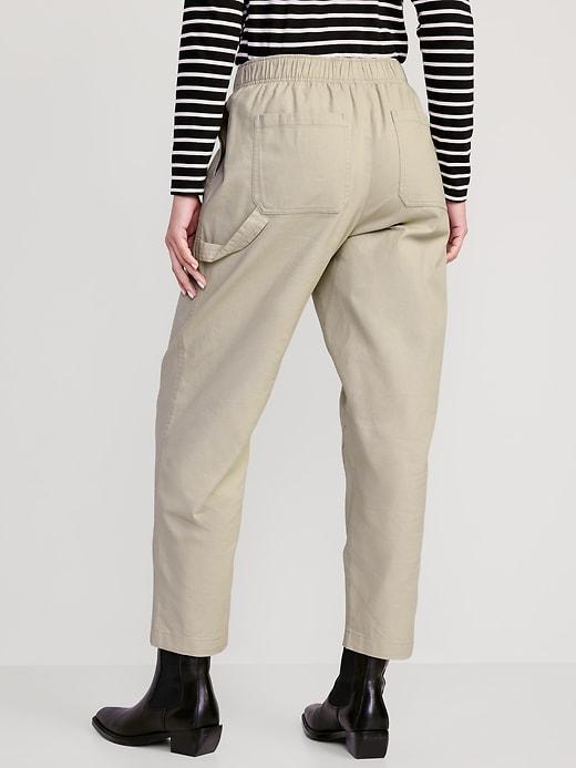 High-Waisted Pulla Utility Pants Product Image