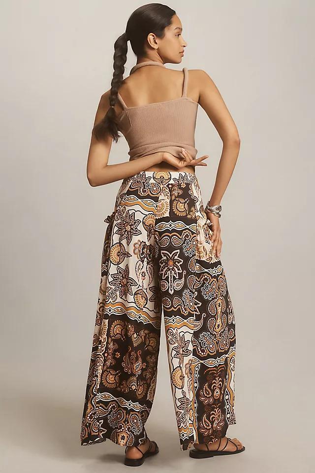 Farm Rio x Anthropologie Printed Wide-Leg Pants Product Image