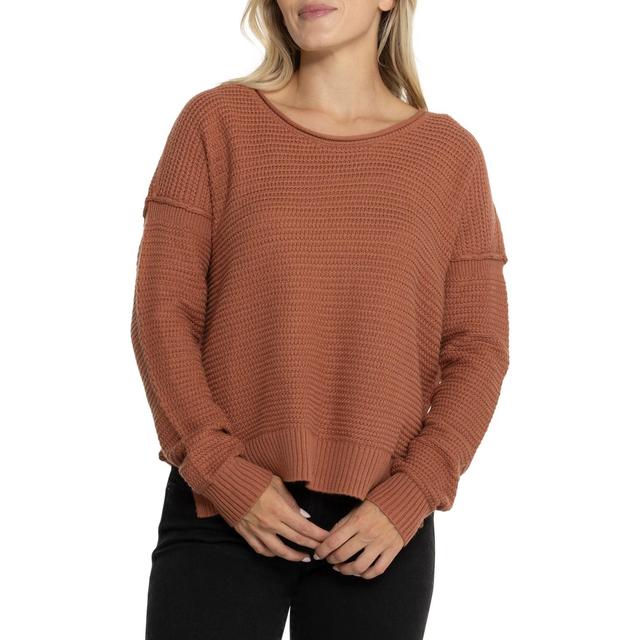 Lucky Brand Scoop Neck Textured Sweater Product Image