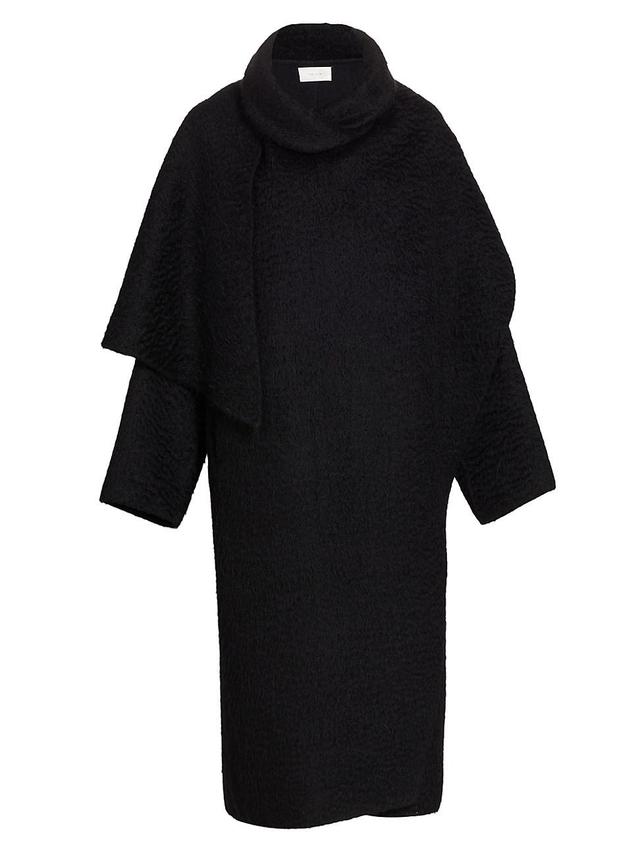 Womens Orlando Draped Wool-Blend Coat Product Image