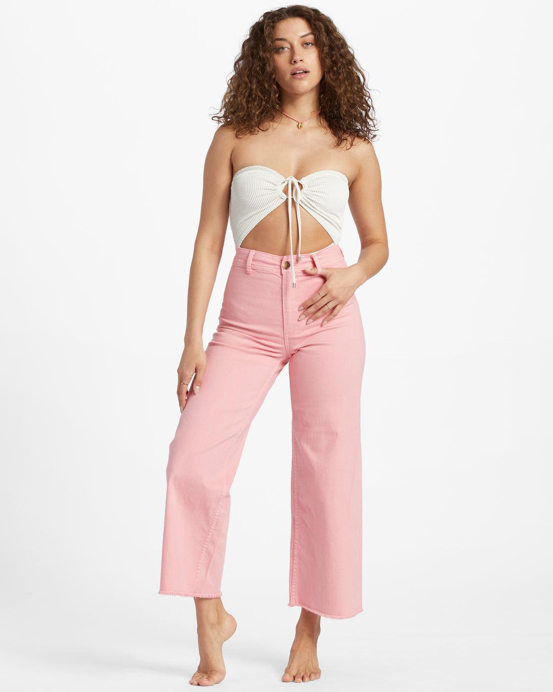 Free Fall High-Waist Pants - Flamingo Female Product Image