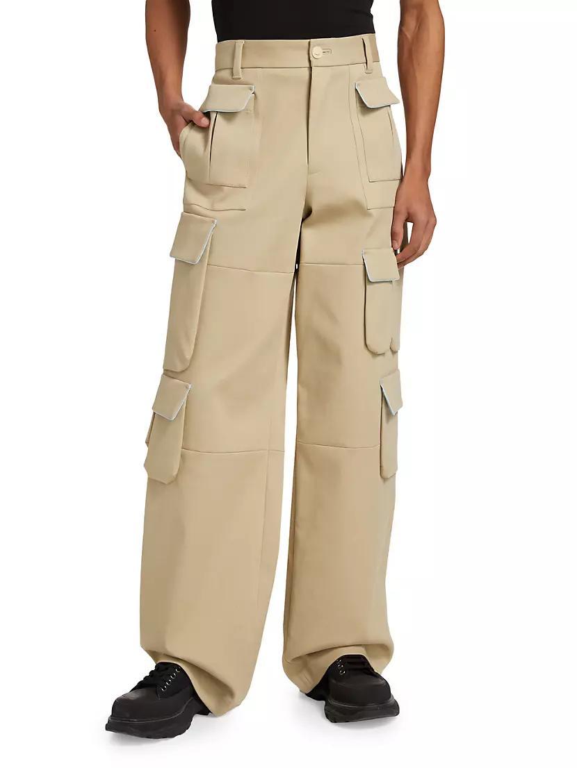 Cotton-Blend Cargo Pants Product Image