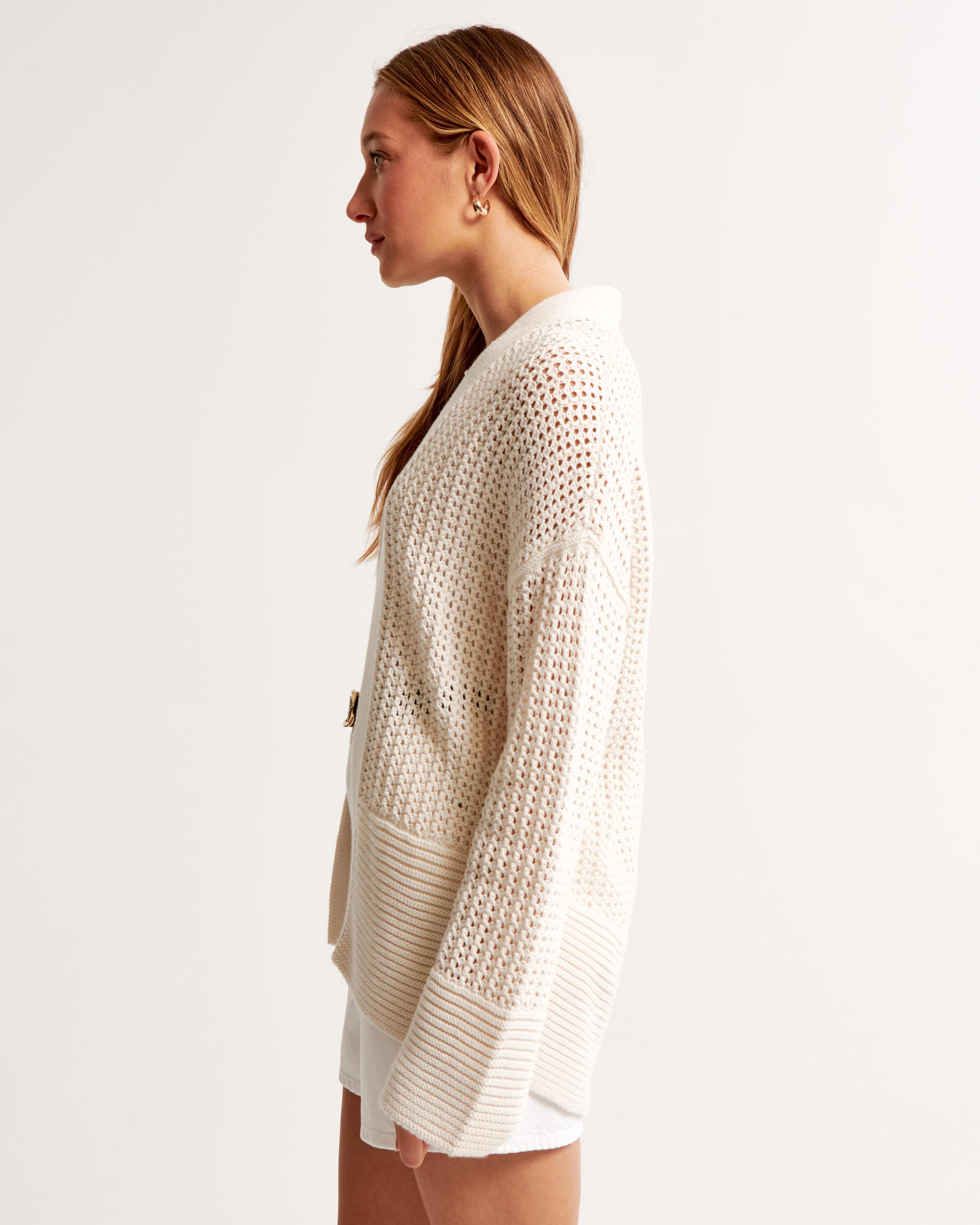 Textural Long-Length Cardigan Product Image