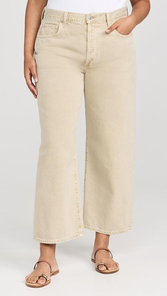 Citizens of Humanity Pina Low Rise Baggy Crop Jeans | Shopbop Product Image