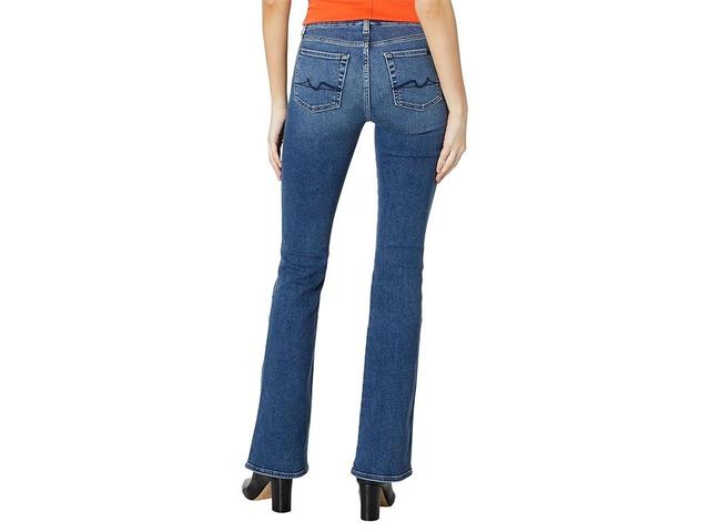 7 For All Mankind Kimmie Bootcut in Etienne - Blue. Size 34 (also in 24, 25, 26, 27, 28, 29, 30, 31, 32, 33). Product Image