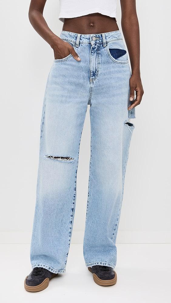 ICON DENIM LA Poppy Wide Leg Jeans | Shopbop Product Image