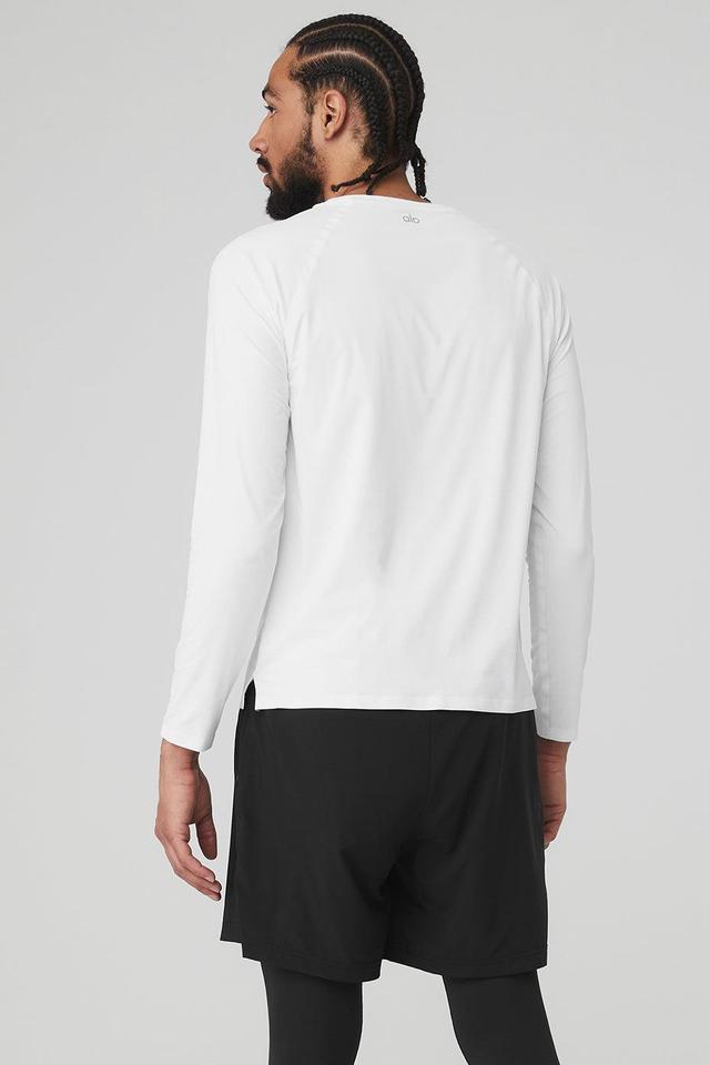 Idol Long Sleeve Performance Tee - White Product Image