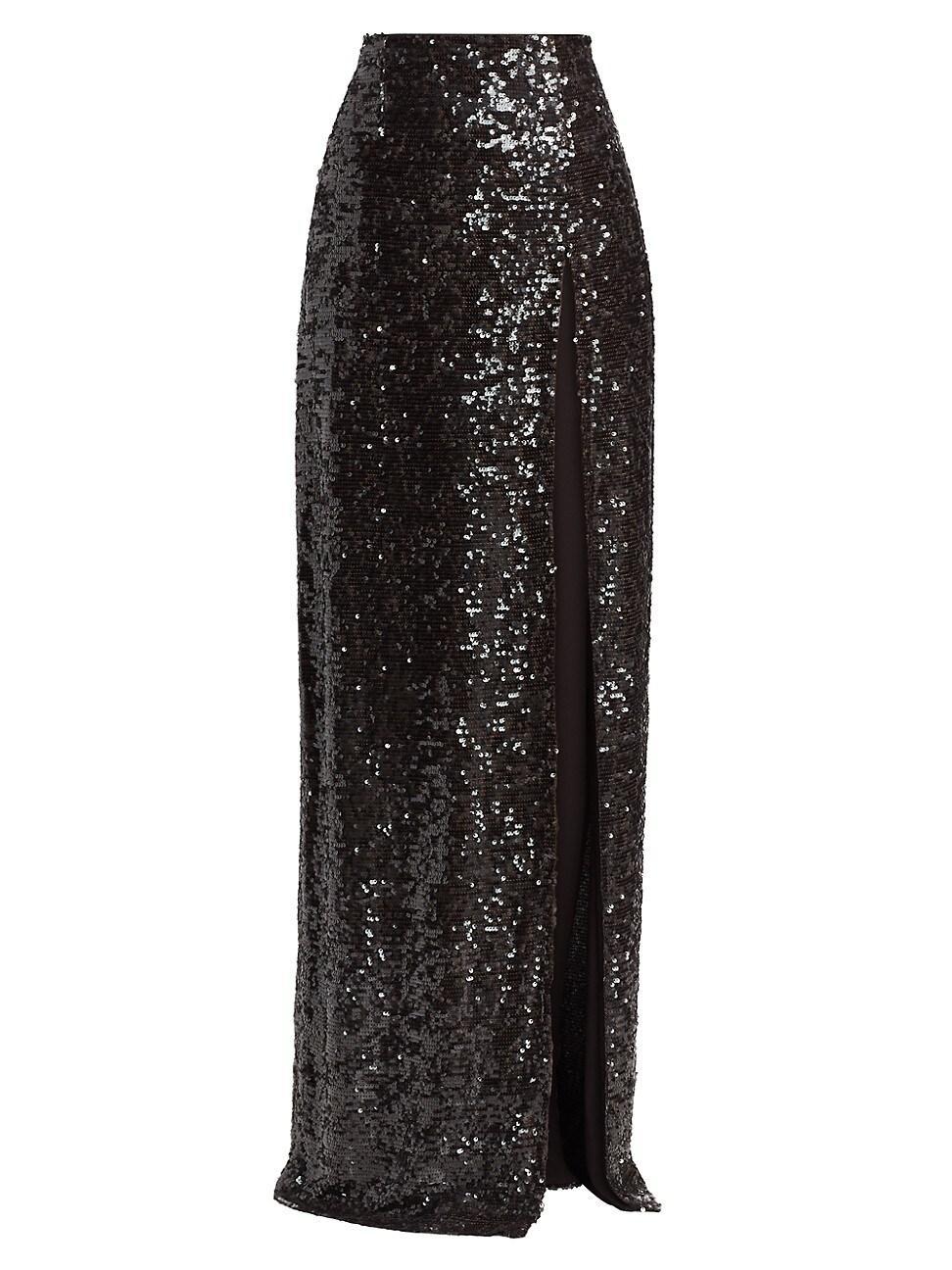 Womens Sequined Floor-Length Skirt Product Image