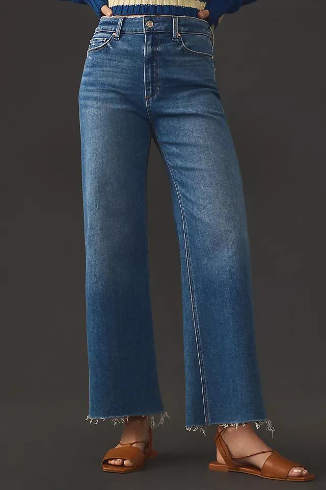 PAIGE Anessa Crop High-Rise Wide-Leg Jeans Product Image