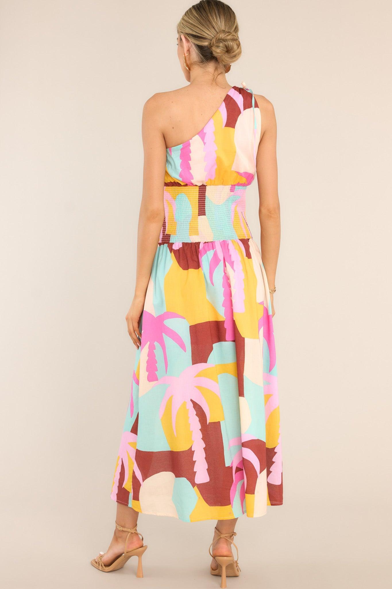 MINKPINK Palmera Multi Print Midi Dress Product Image