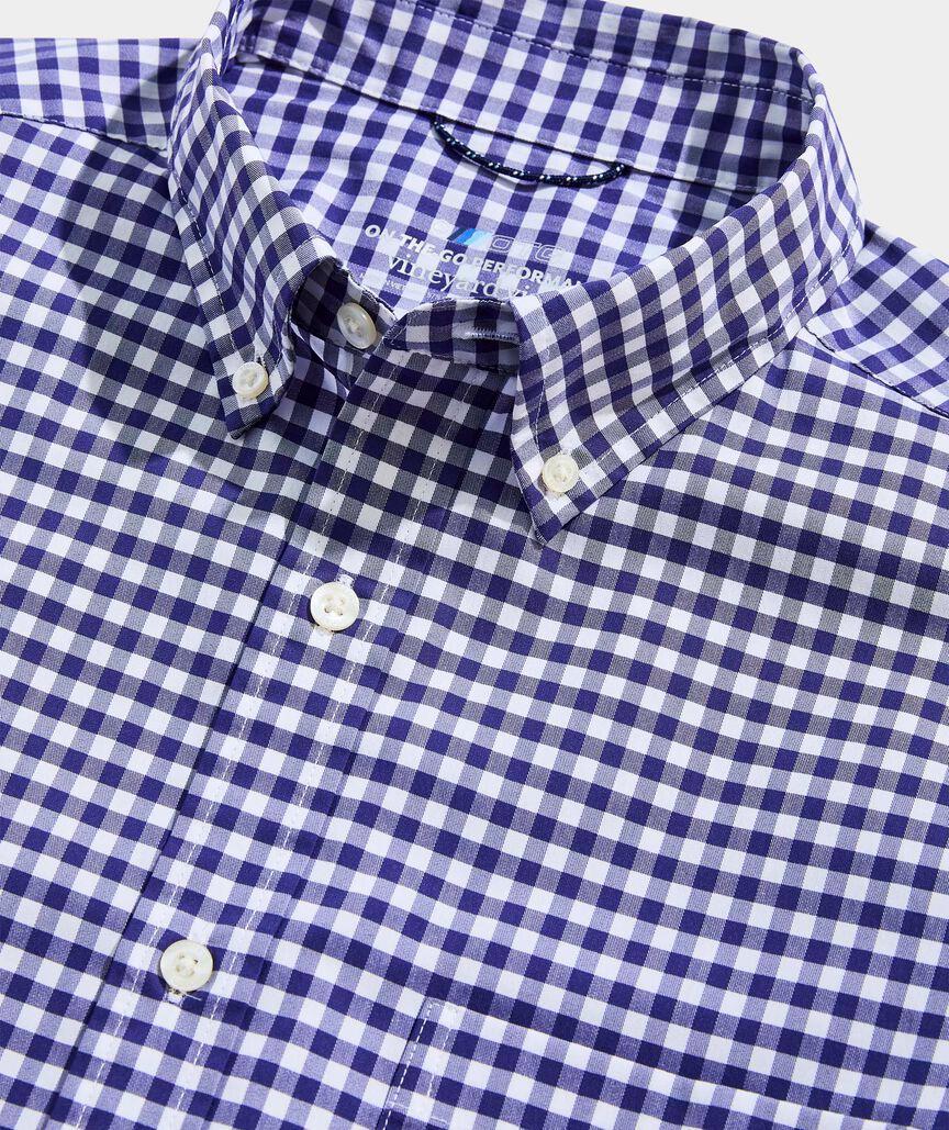 On-The-Go brrrº Gingham Shirt Product Image