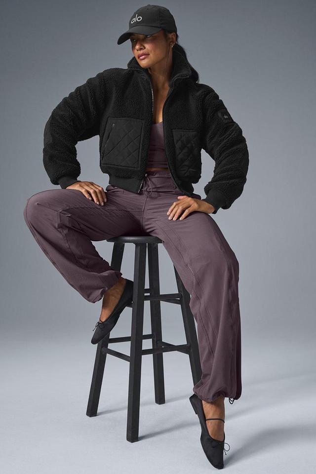 Sherpa Edge Bomber - Black Female Product Image