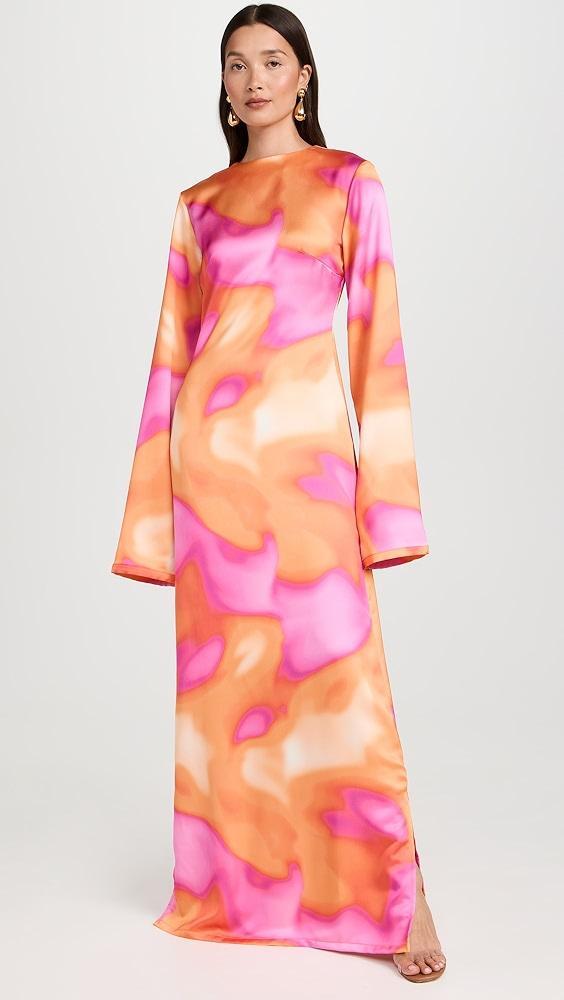 Orire Aqua Print Dress | Shopbop Product Image