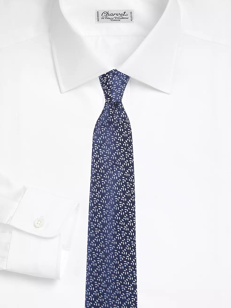 Leaf Woven Silk Tie Product Image