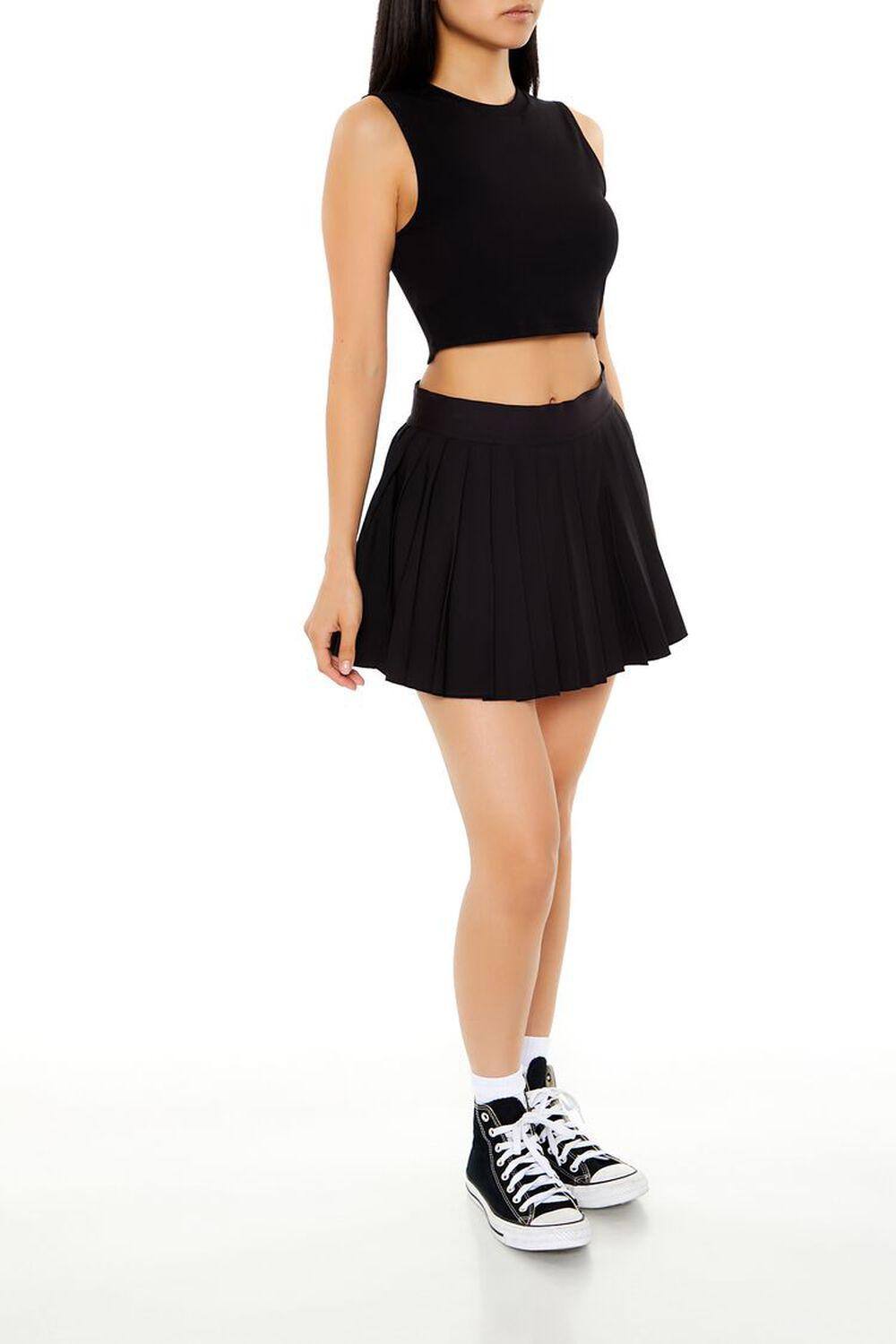 Pleated Mini Tennis Skort | Forever 21 Product Image