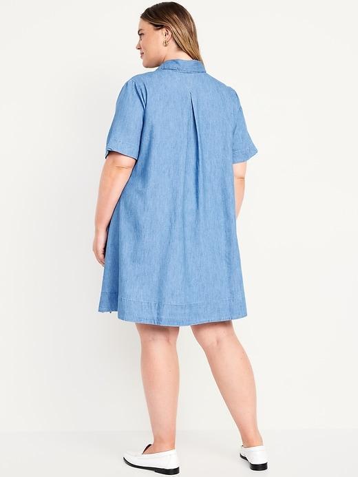 Mini Jean Shirt Dress Product Image