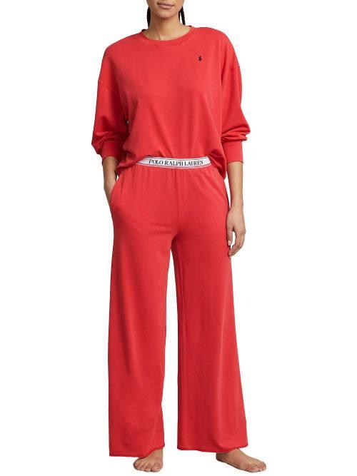 Polo Ralph Lauren Sweatshirt & Wide Leg Pajamas Product Image