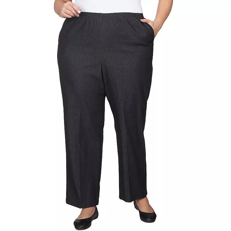 Plus Size Alfred Dunner Proportioned Denim Pants, Womens Product Image