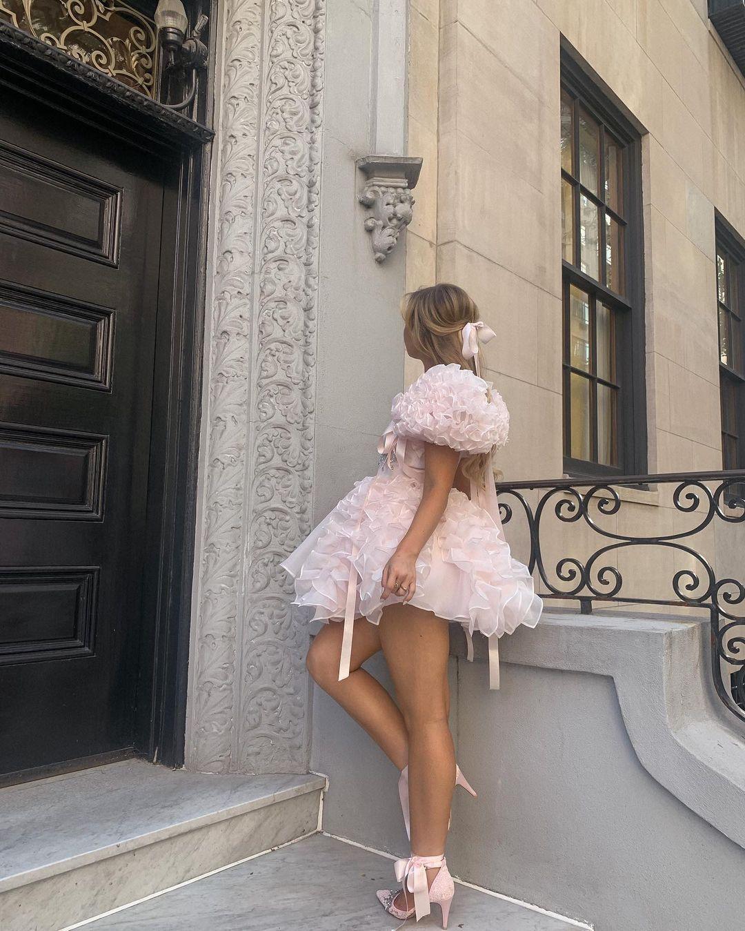 The Strawberry Milk Paris Dress Product Image