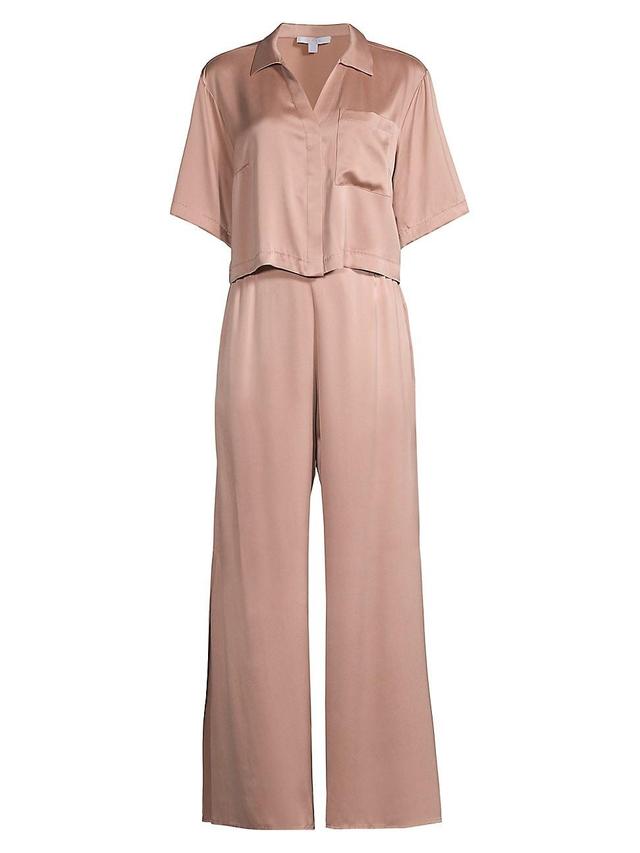 Lunya High Waist Washable Silk Pajamas Product Image