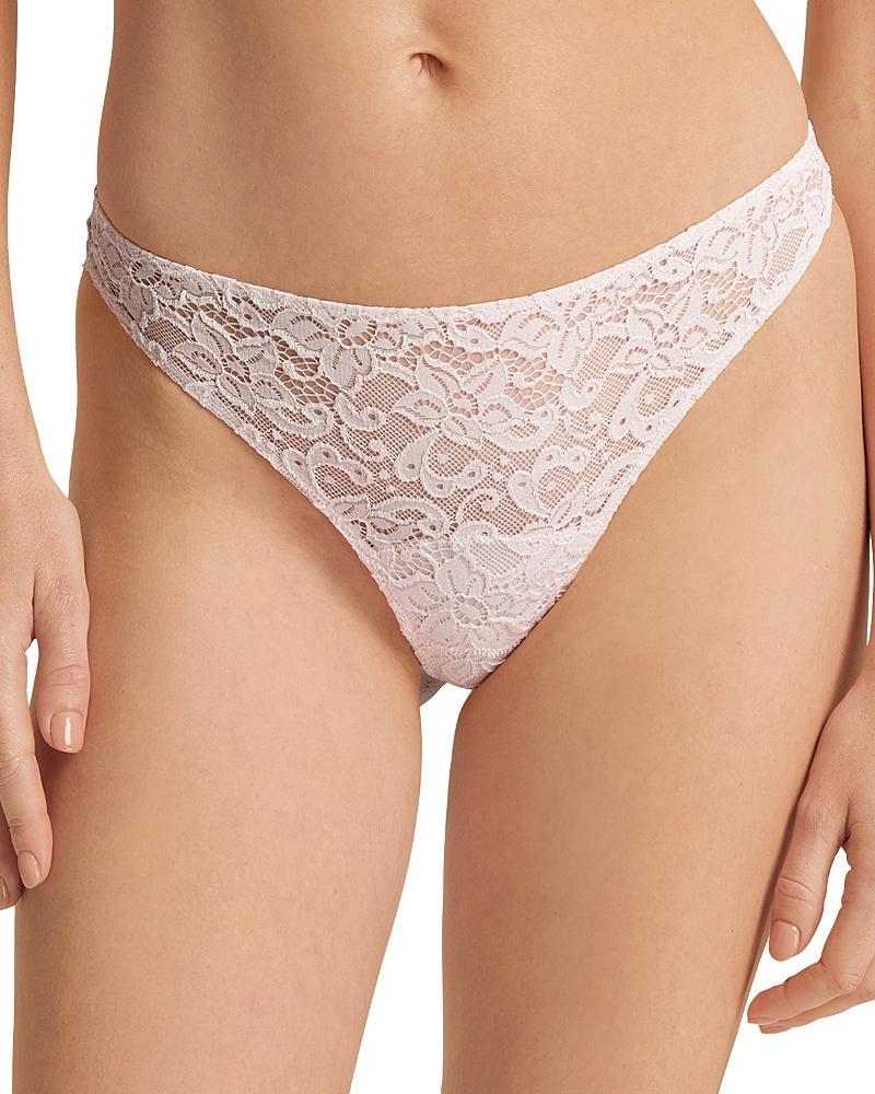 Womens Stretch Lace Thong Product Image