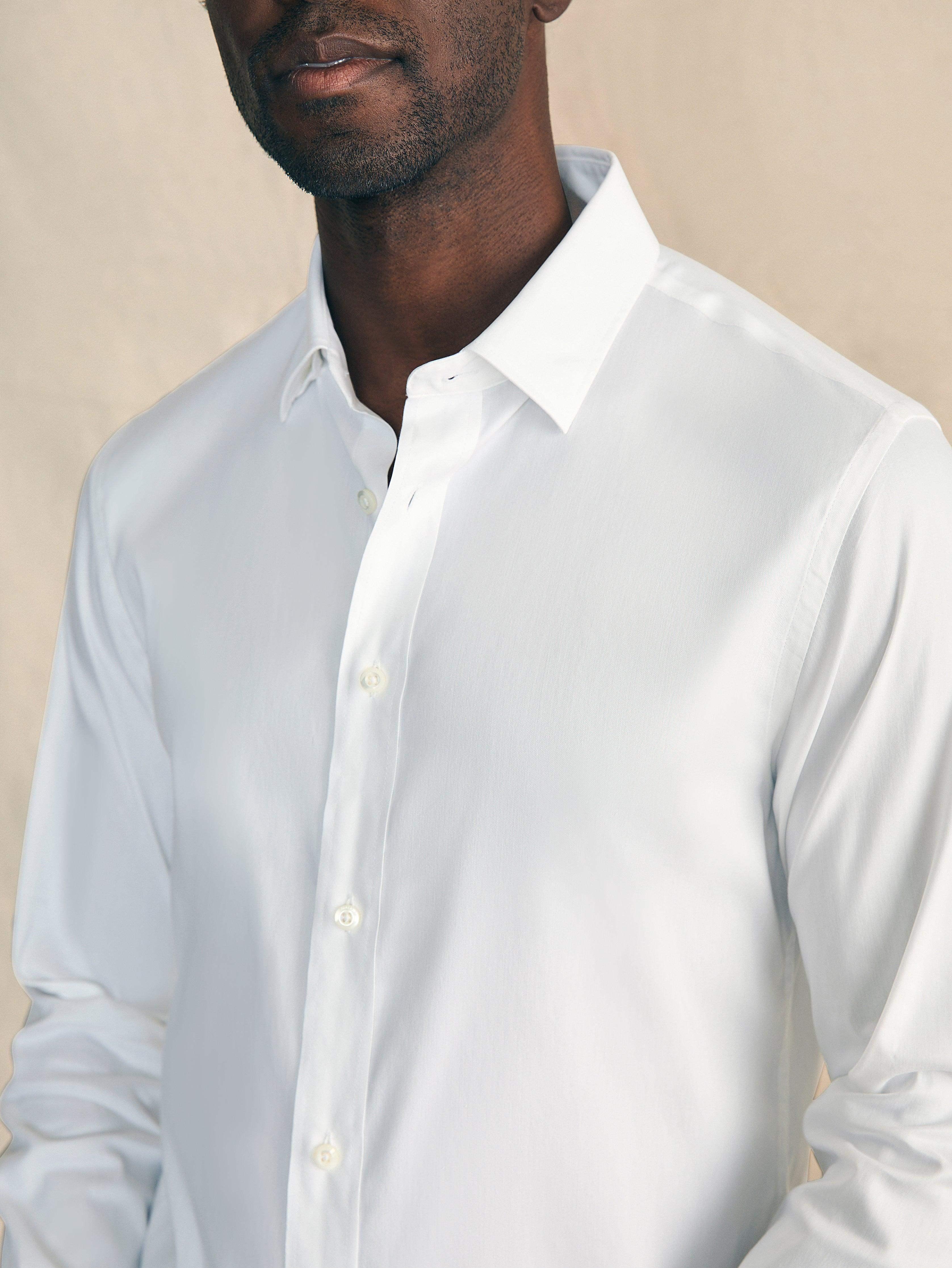 Movement™ Dress Shirt (Tall) - Cloud White Male Product Image