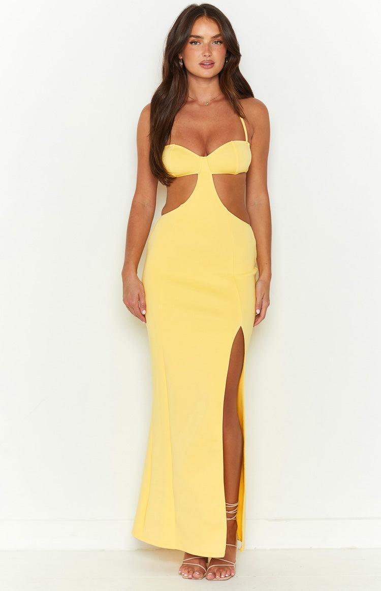 Fields of Gold Yellow Maxi Dress Product Image