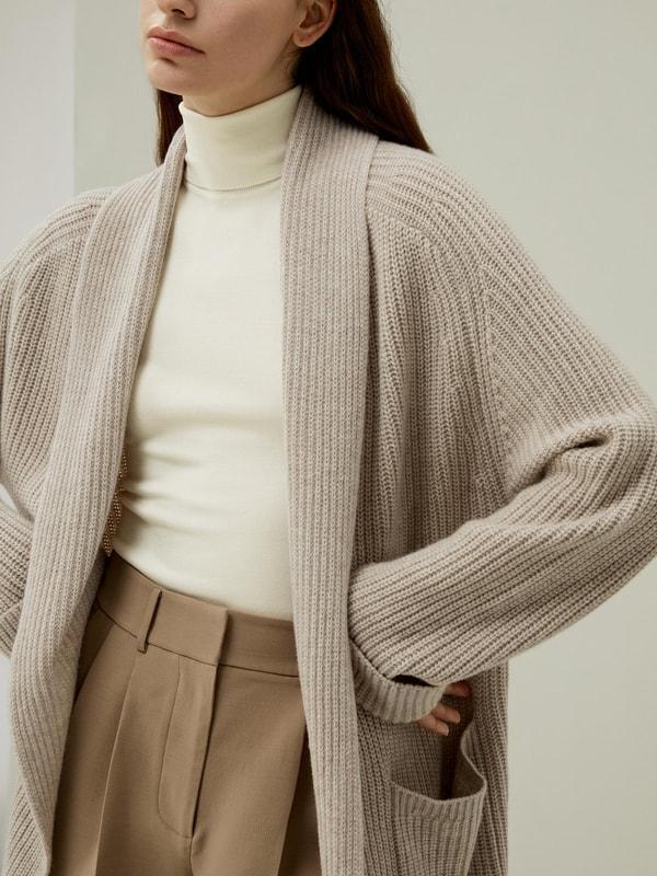 LILYSILK X LYDIA MILLEN 'Evergreen' Cardigan Product Image