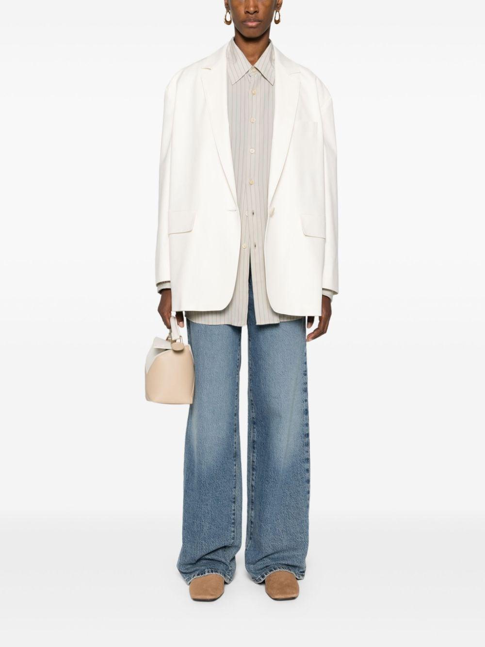 MAX MARA Monica Oversized Blazer In Neutrals Product Image