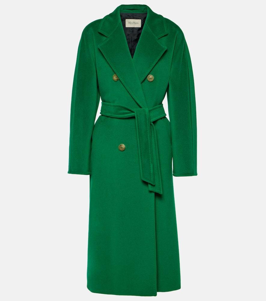 MAX MARA Madame Wool And Cashmere Coat In Green Product Image