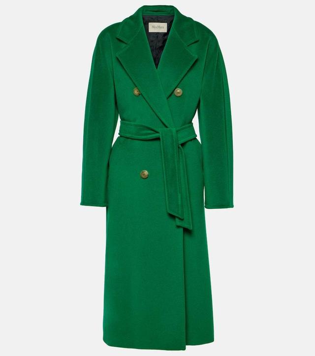 MAX MARA Madame Wool And Cashmere Coat In Green Product Image