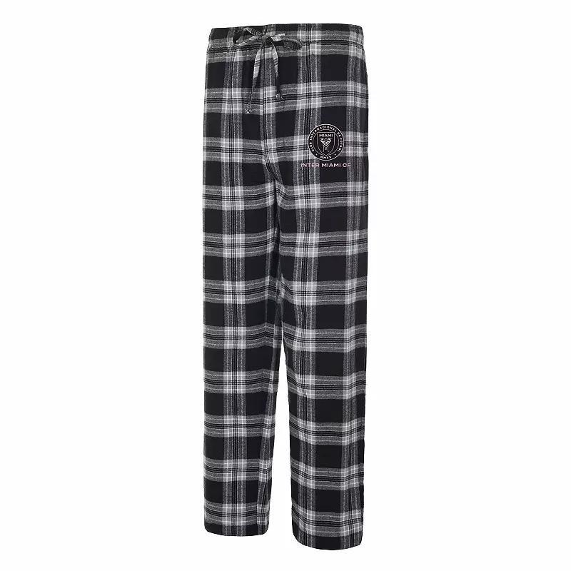 Womens Concepts Sport Black Inter Miami CF Mainstay Flannel Pants Product Image