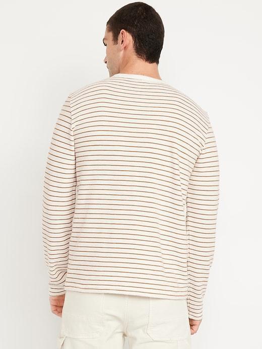 Textured Long-Sleeve T-Shirt Product Image