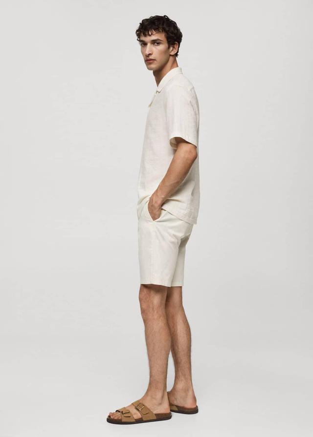 Mango Mens Slim-Fit Bermuda Shorts Product Image